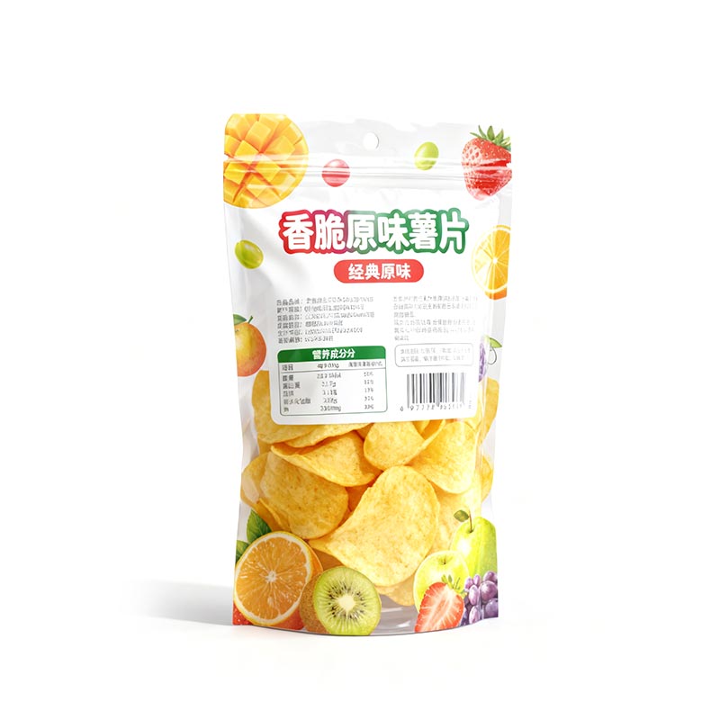 식품 및 스낵 플라스틱 포장 백